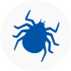 fleas circle icon