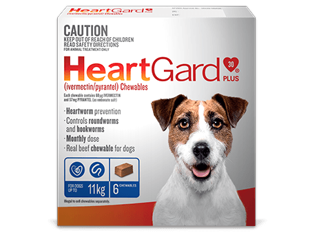 HeartGard 0-11kg body weight pack
