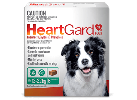 HeartGard 12-22kg body weight pack
