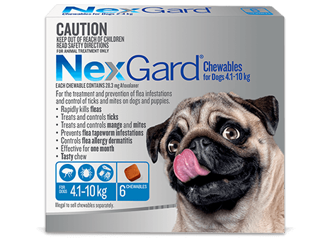 NexGard 4.1-10kg body weight pack
